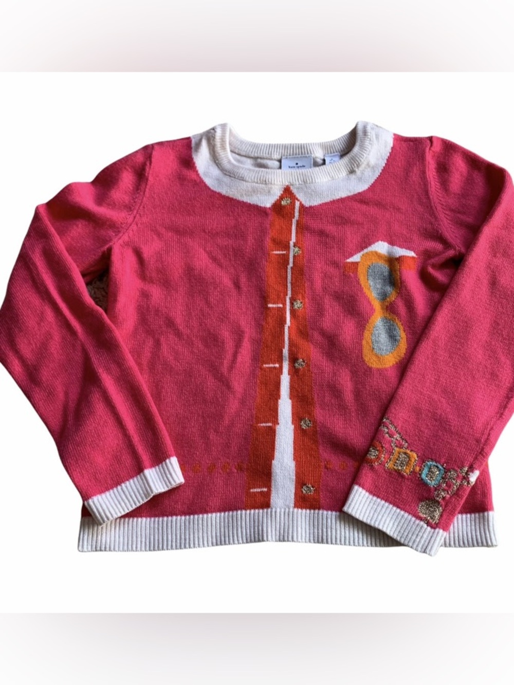 Kate Spade x Gap Faux Cardigan Sweater Size 6/7